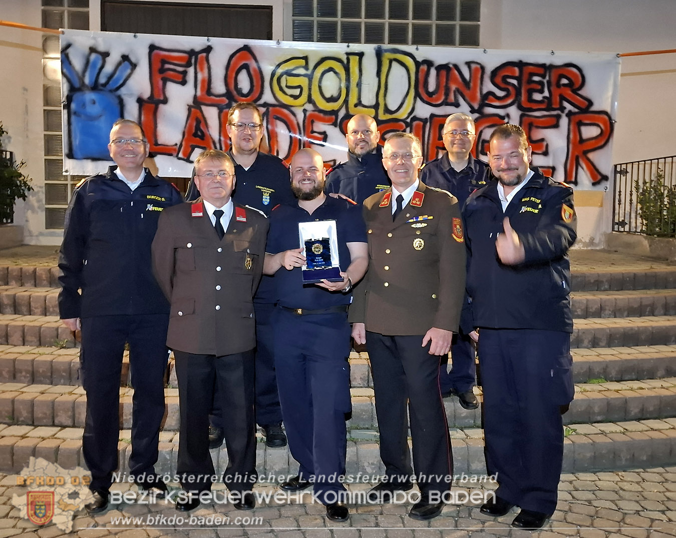 Empfang des Landessieger N� FLA Gold bei seiner Feuerwehr �dlitz