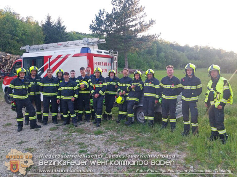 20260513_Waldbrand�bung der Feuerwehr Weissenbach an der Triesting Foto: FF Weissenbach/Triesting