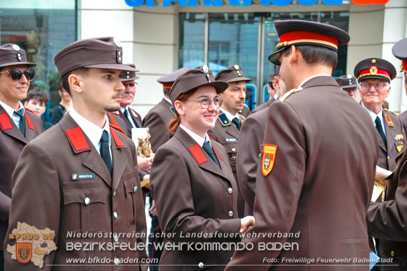 Florianitag der Badener Feuerwehren mit Leistungschau  Foto: Roman van de Castell Freiwillige Feuerwehr Baden-Stadt
