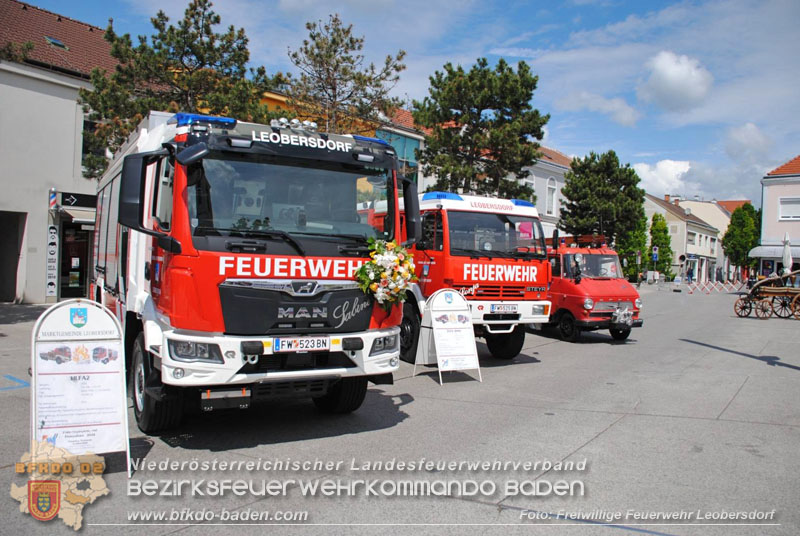20260517_Florianifeier mit gleich zwei Fahrzeugsegnungen FF Leobersdorf Foto: FF Leobersdorf 20260517_Florianifeier mit gleich zwei Fahrzeugsegnungen FF Leobersdorf Foto: FF Leobersdorf