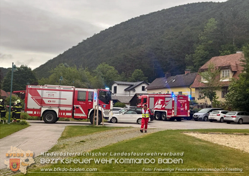 20260605_Gro��bung in der Mittelschule Weissenbach a.d.Triesting   Foto: FF Weissenbach/Triesting