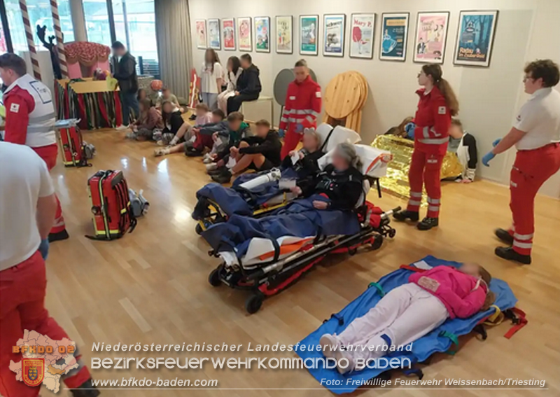 20260605_Gro��bung in der Mittelschule Weissenbach a.d.Triesting Foto: FF Weissenbach/Triesting