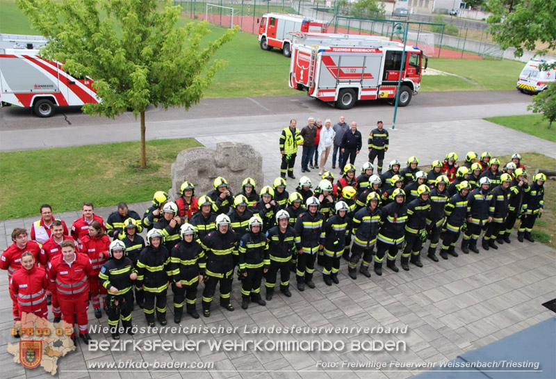 20260605_Gro��bung in der Mittelschule Weissenbach a.d.Triesting Foto: FF Weissenbach/Triesting