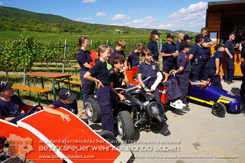 20260822_Premierenstimmung in den Weinbergen: Erstes Feuerwehrjugend-Seifenkistenrennen im Bezirk Baden - Foto: ASB Ing. Daniel Bartmann AFKDO Traiskirchen