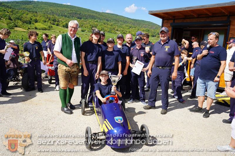 20260822_Premierenstimmung in den Weinbergen: Erstes Feuerwehrjugend-Seifenkistenrennen im Bezirk Baden - Foto: ASB Ing. Daniel Bartmann AFKDO Traiskirchen