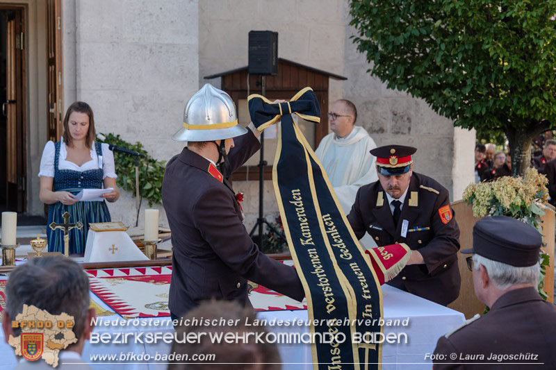 20260823_Ein Moment f�r die Geschichtsb�cher - Fahnenweihe FF Siegersdorf - Foto: Laura Jagosch�tz 