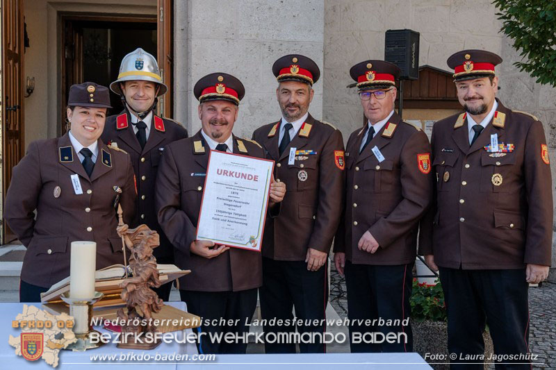 20260823_Ein Moment f�r die Geschichtsb�cher - Fahnenweihe FF Siegersdorf - Foto: Laura Jagosch�tz 