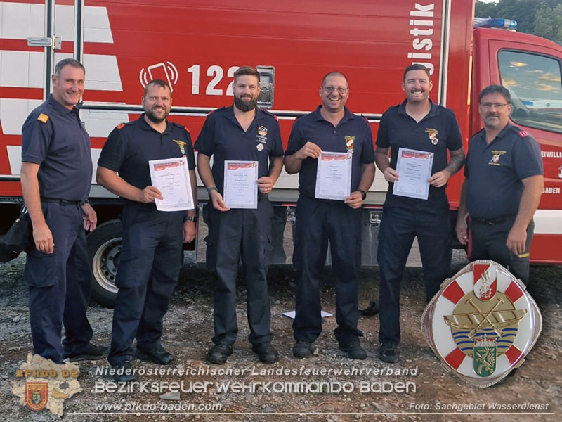 20260904-05_Einiger unserer �Wasserdienstler" beim 28. Steirischen Landeswasserwehr-Leistungsbewerb in Feldbach - Foto: Sachgebiet Wasserdienst BFKDO BADEN