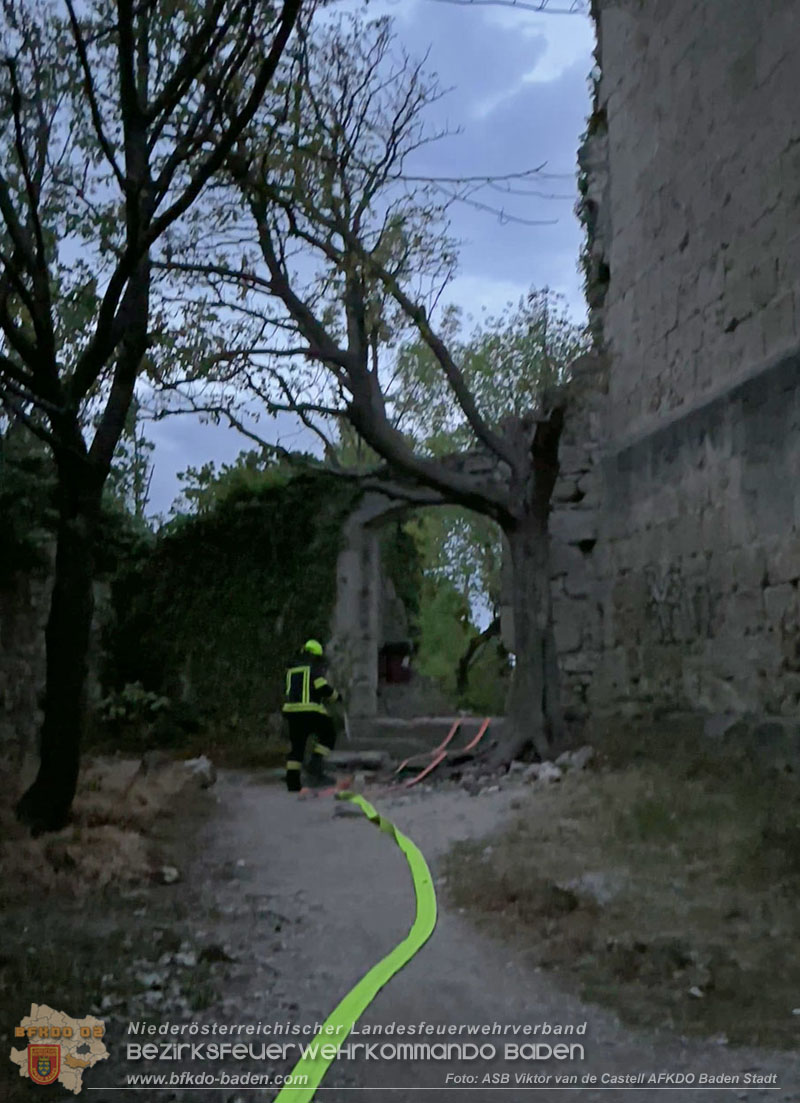 20260909_Badener Feuerwehren �ben Waldbrandbek�mpfung im Breich der Ruine Raueneck